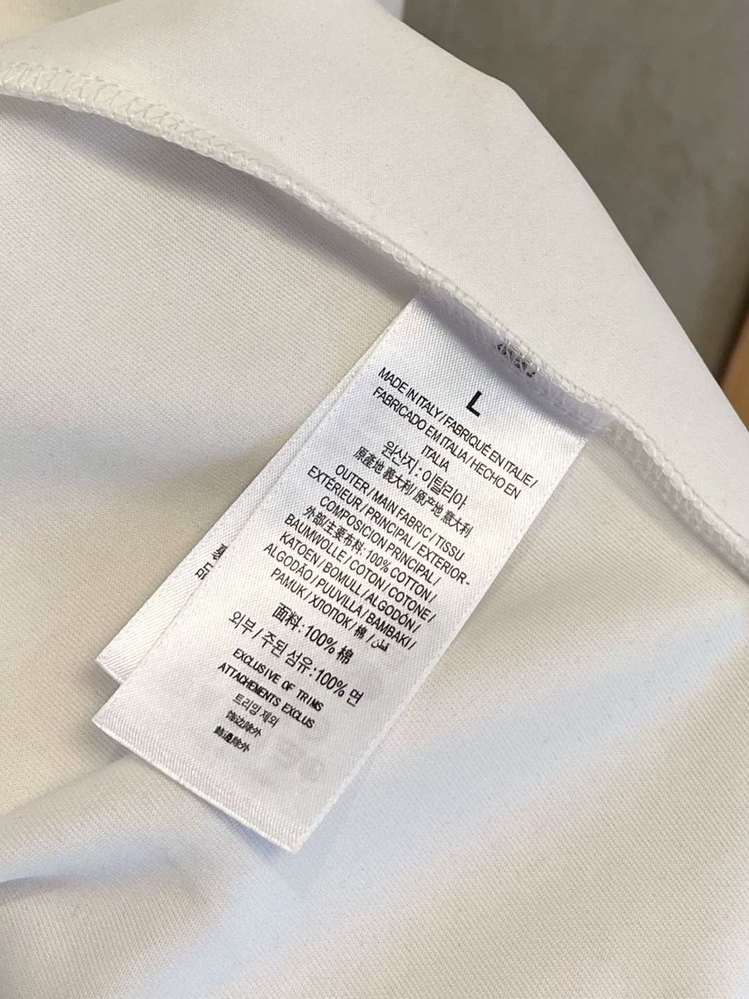 頂級高仿gucci古馳纯棉男装长袖T恤打底衫