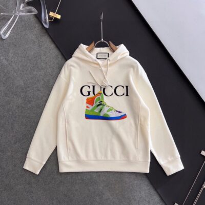 Gucci一比一復刻高端定制男裝連帽運動衫