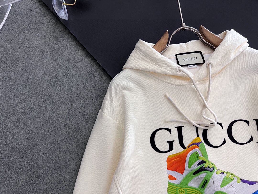 Gucci一比一復刻高端定制男裝連帽運動衫
