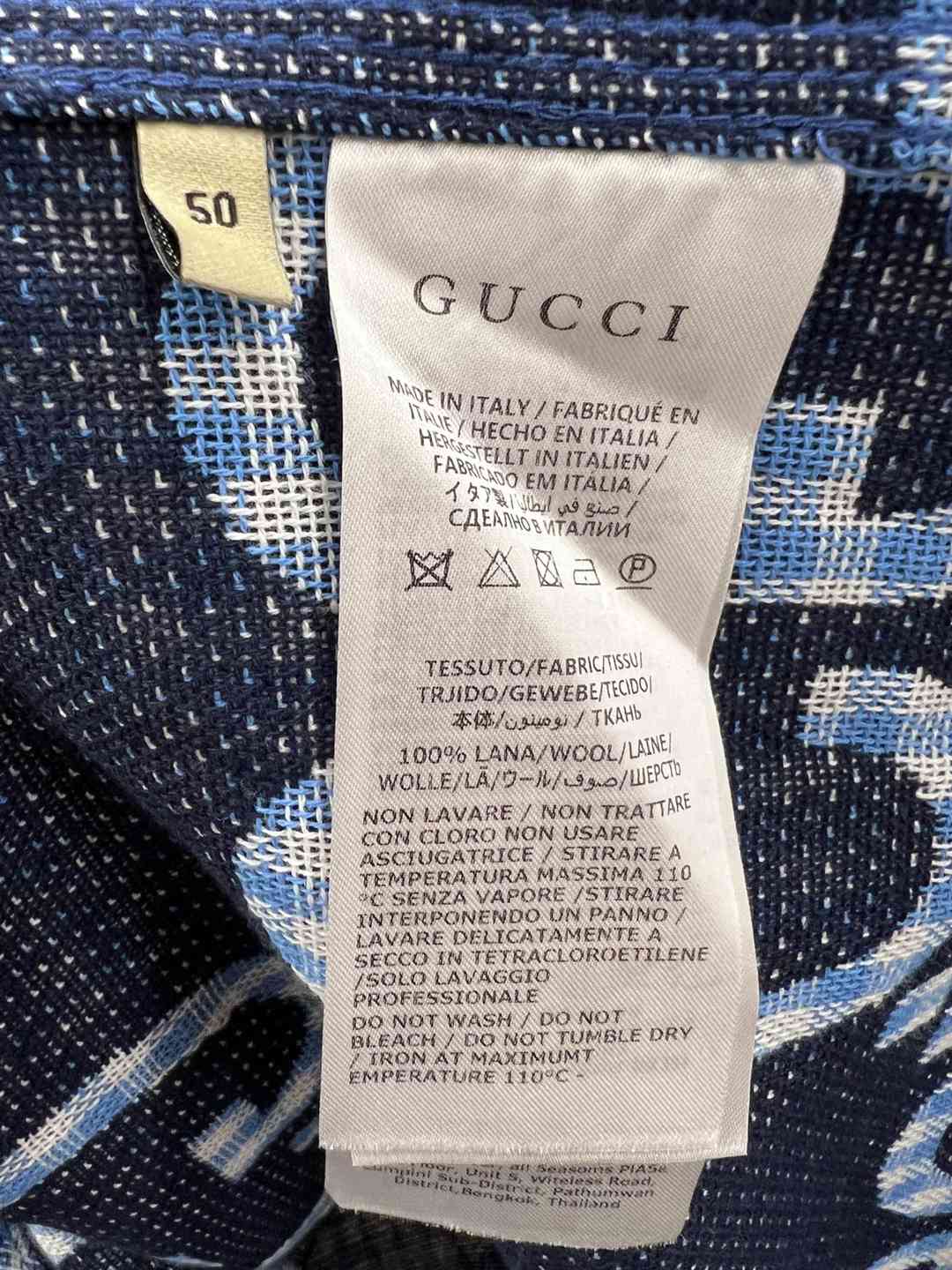 Gucci古馳高仿長袖精仿格紋襯衣襯衫男款