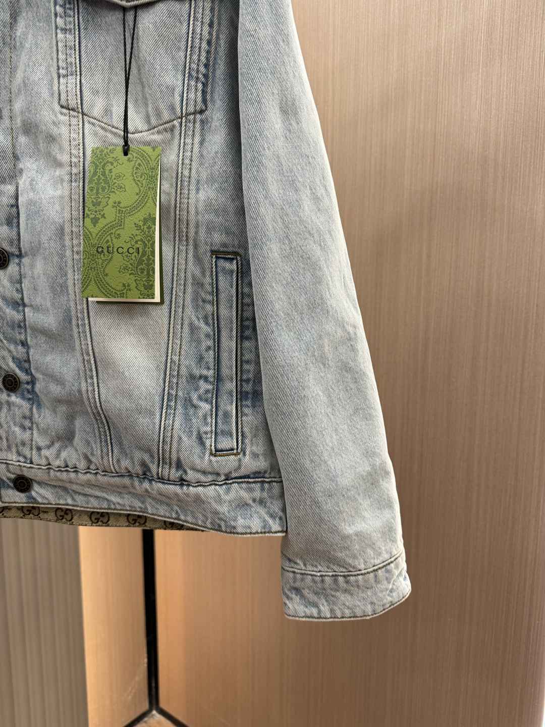 Gucci頂級高仿純棉牛仔外套夾克翻領夾克時尚款
