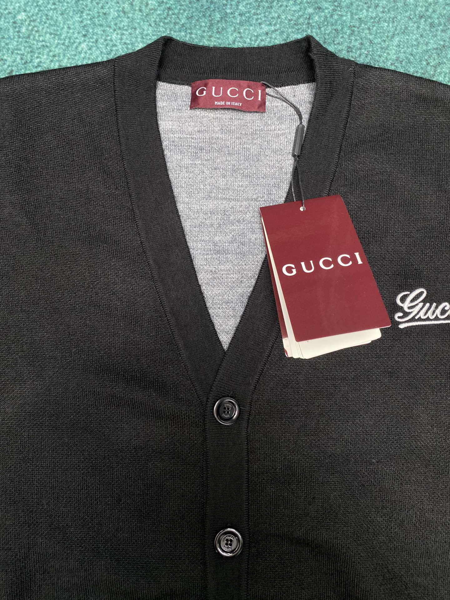 Gucci頂級原單一比一復刻高仿男裝針織毛衣開衫