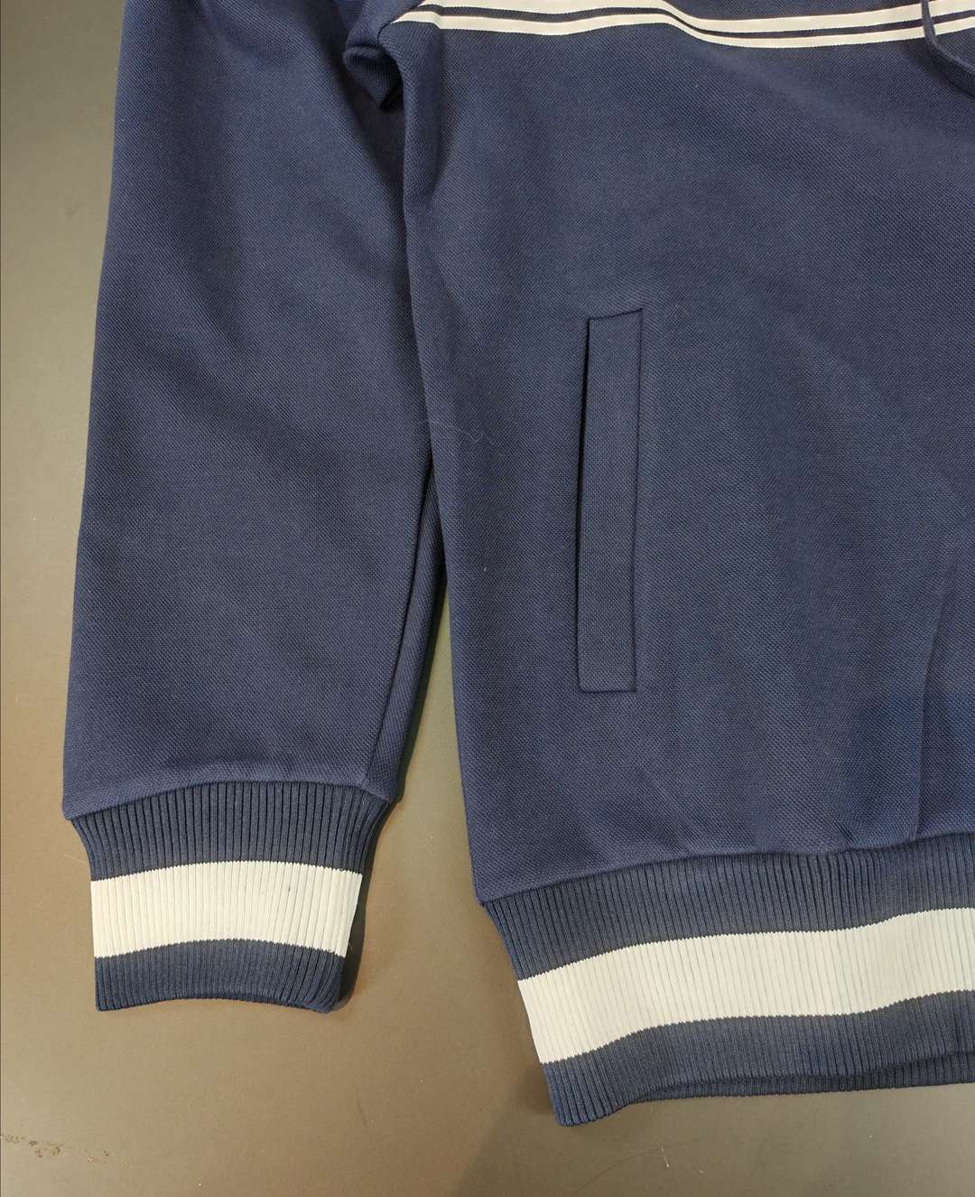 Gucci頂級復刻奢侈品意大利男裝一比一連帽休閒衛衣藍色 套裝