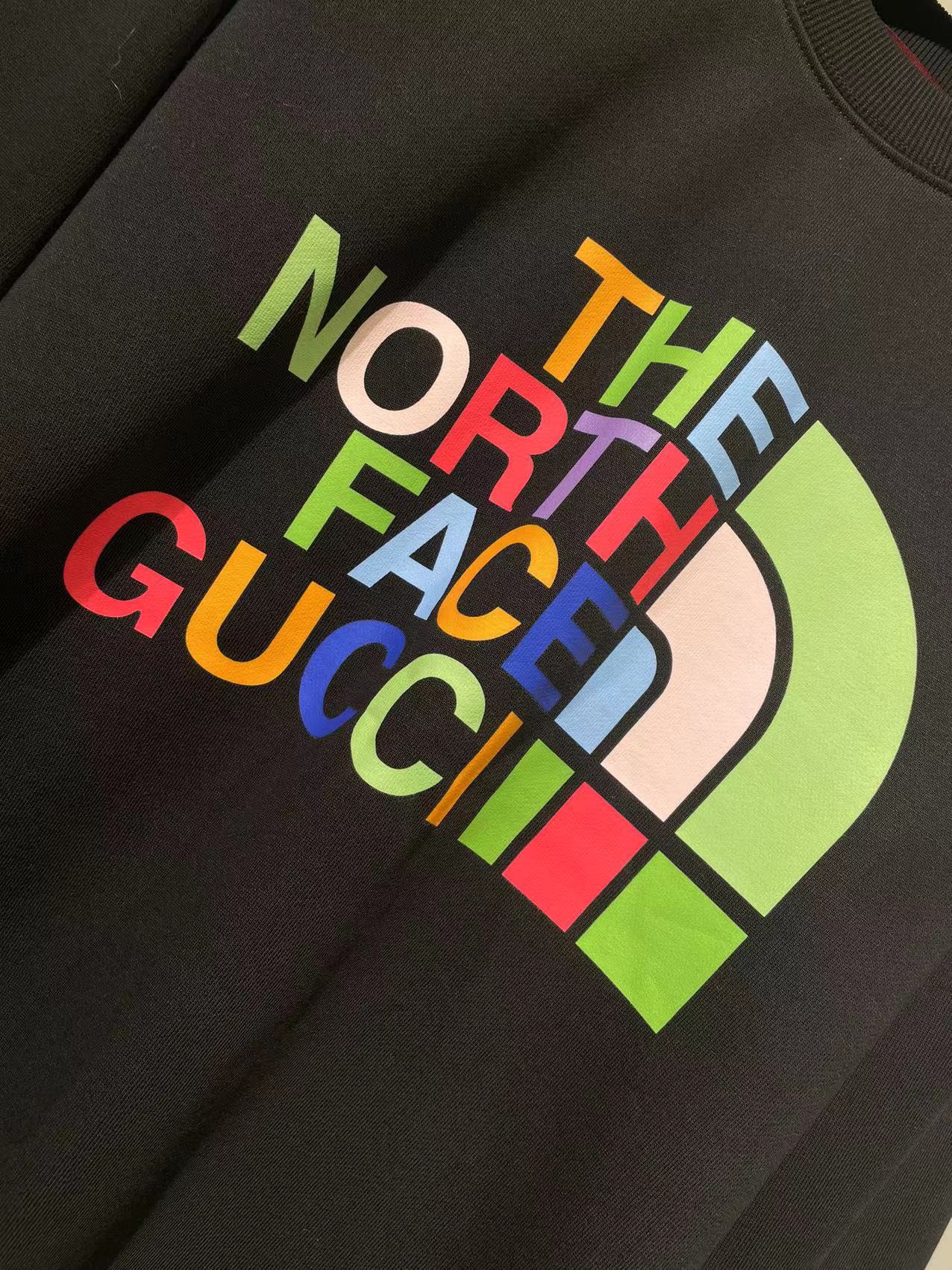 Gucci頂級連帽時尚衛衣精仿A貨運動衫白色 男女同款 黑色
