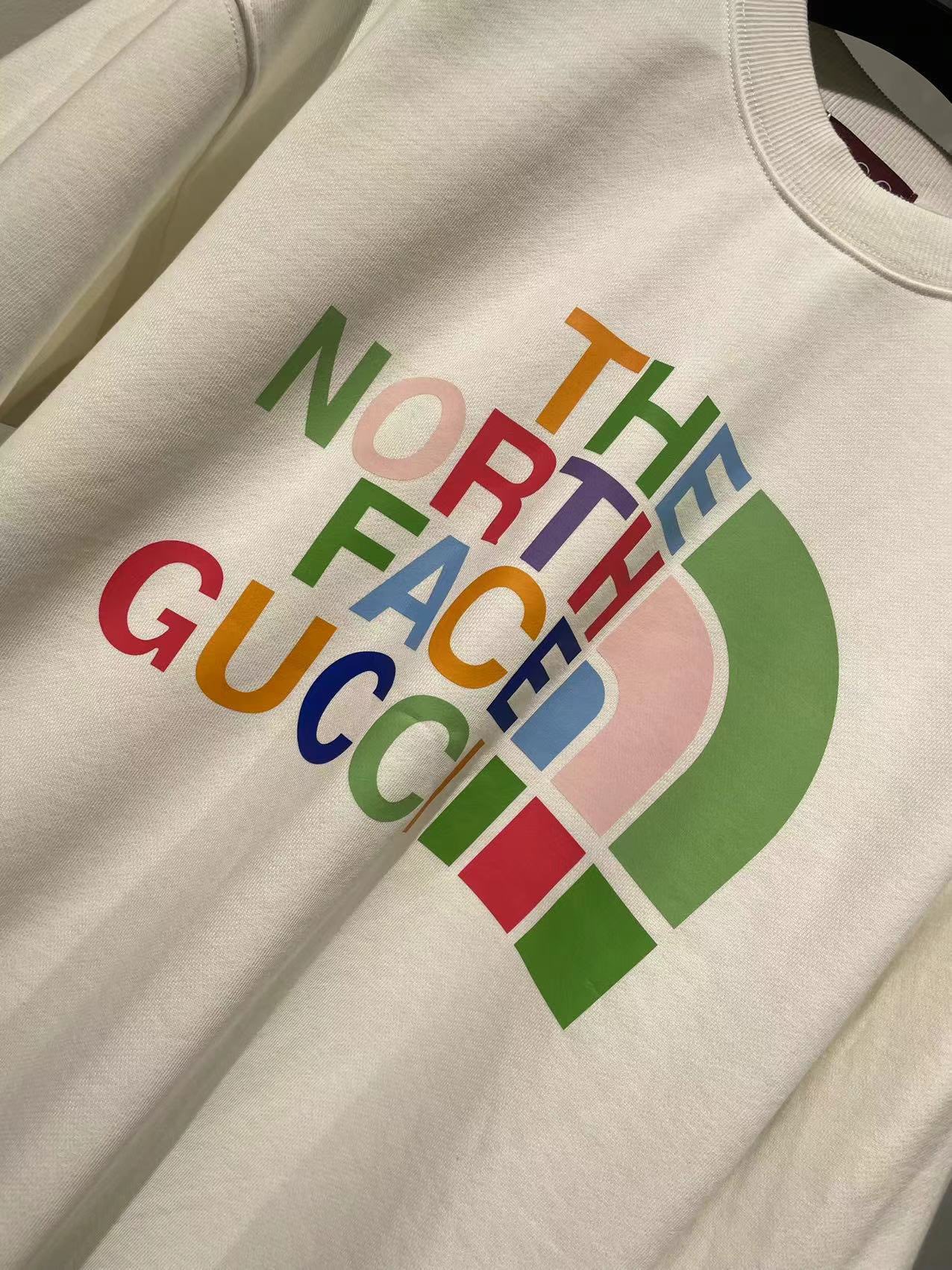 Gucci頂級連帽時尚衛衣一比一運動衫白色 男女同款 白色