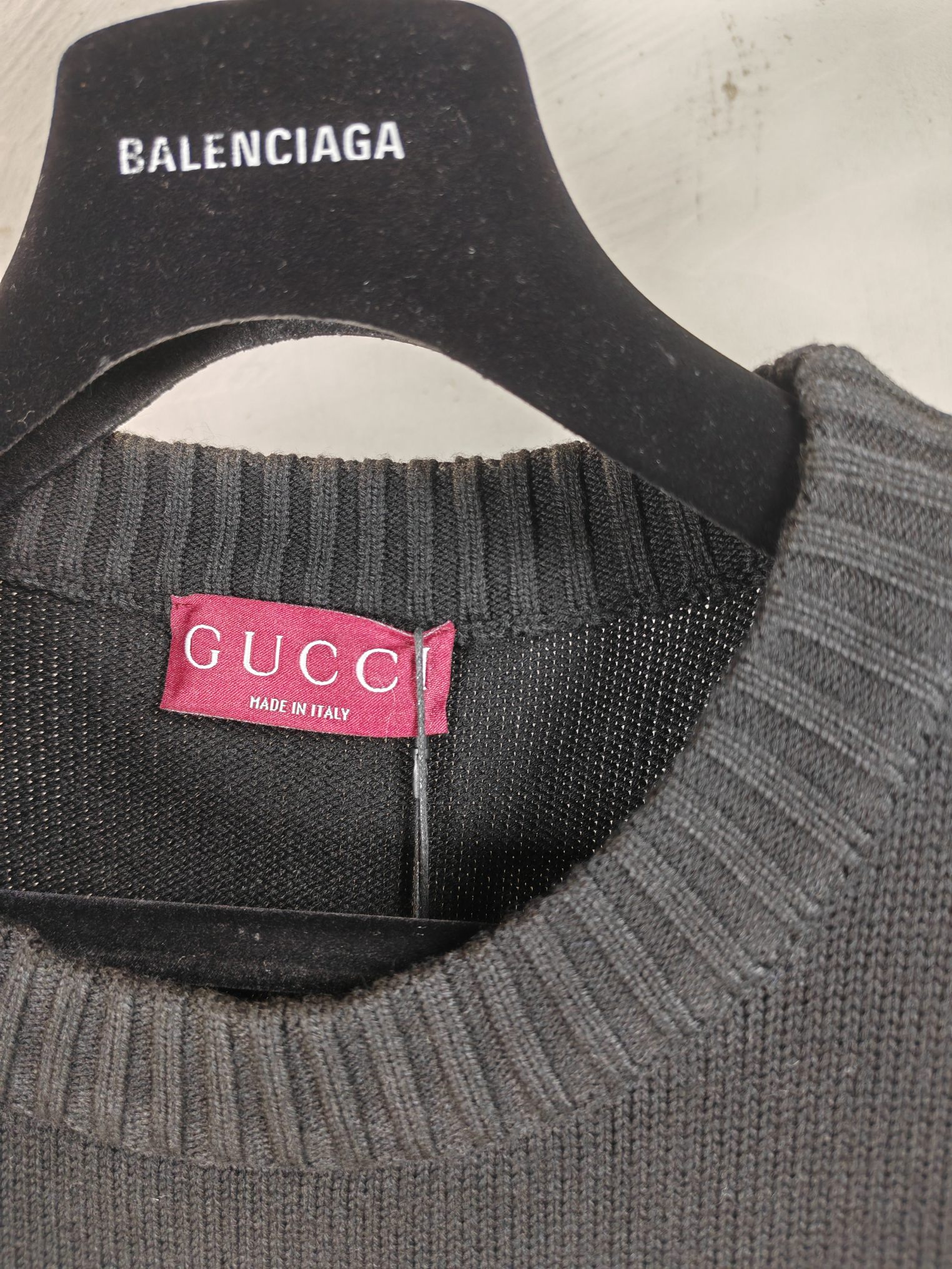 一比一Gucci2024新品針織套頭毛衣條紋針織衫