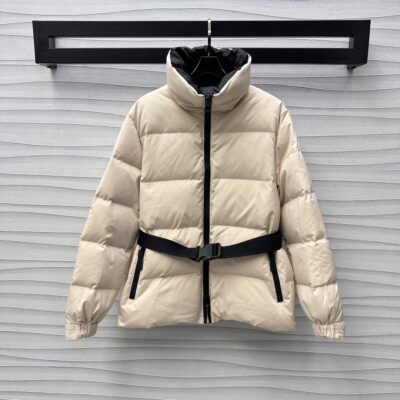 DIOR一比一原單時尚精品白鴨絨女裝羽絨服立領