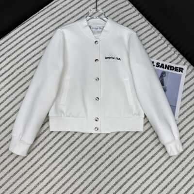 頂級高仿秋冬新品DIOR女裝小立領夾克外套經典logo設計