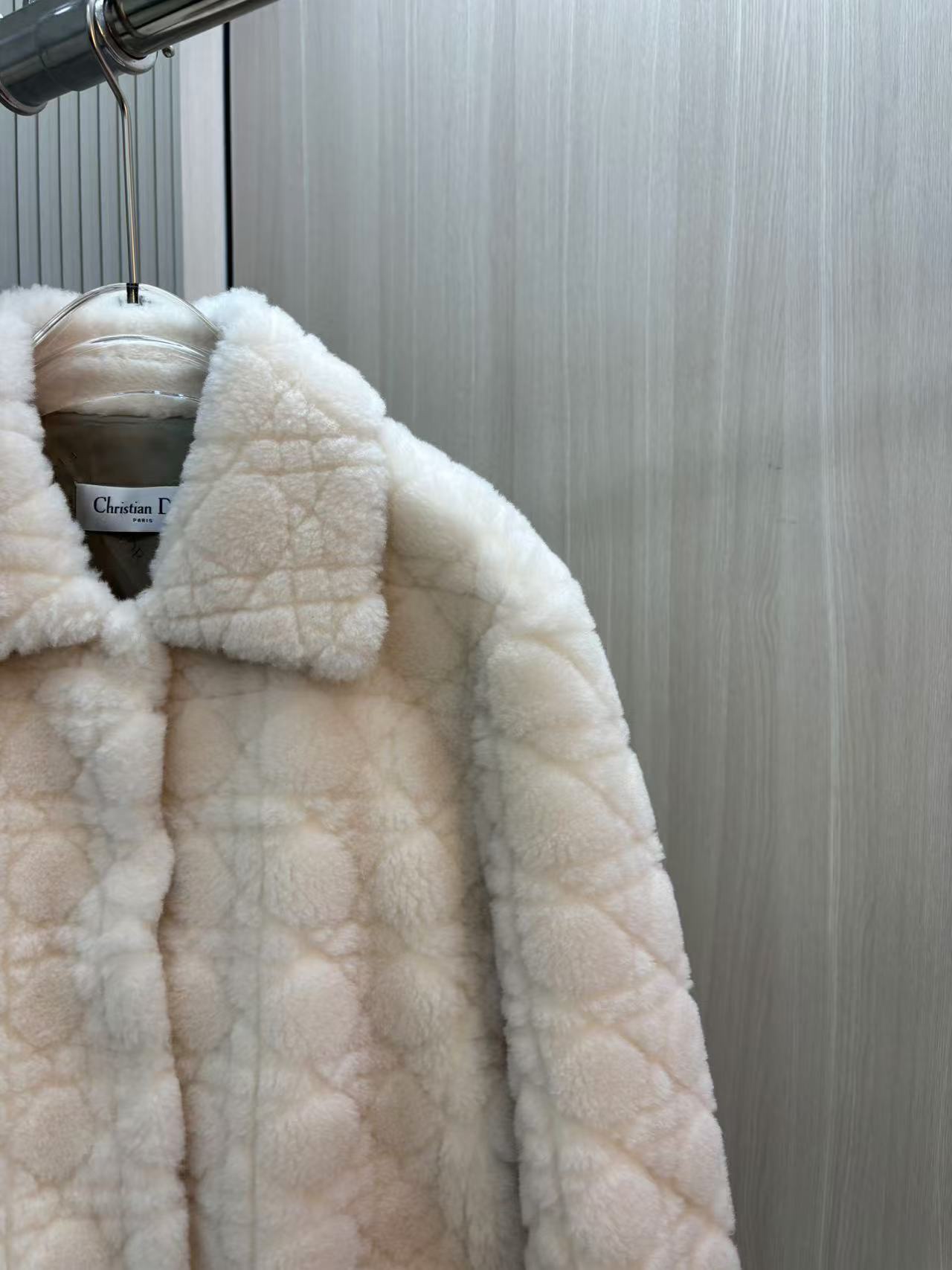 DIOR高仿頂級貂皮草時尚外套女款翻領夾克外套