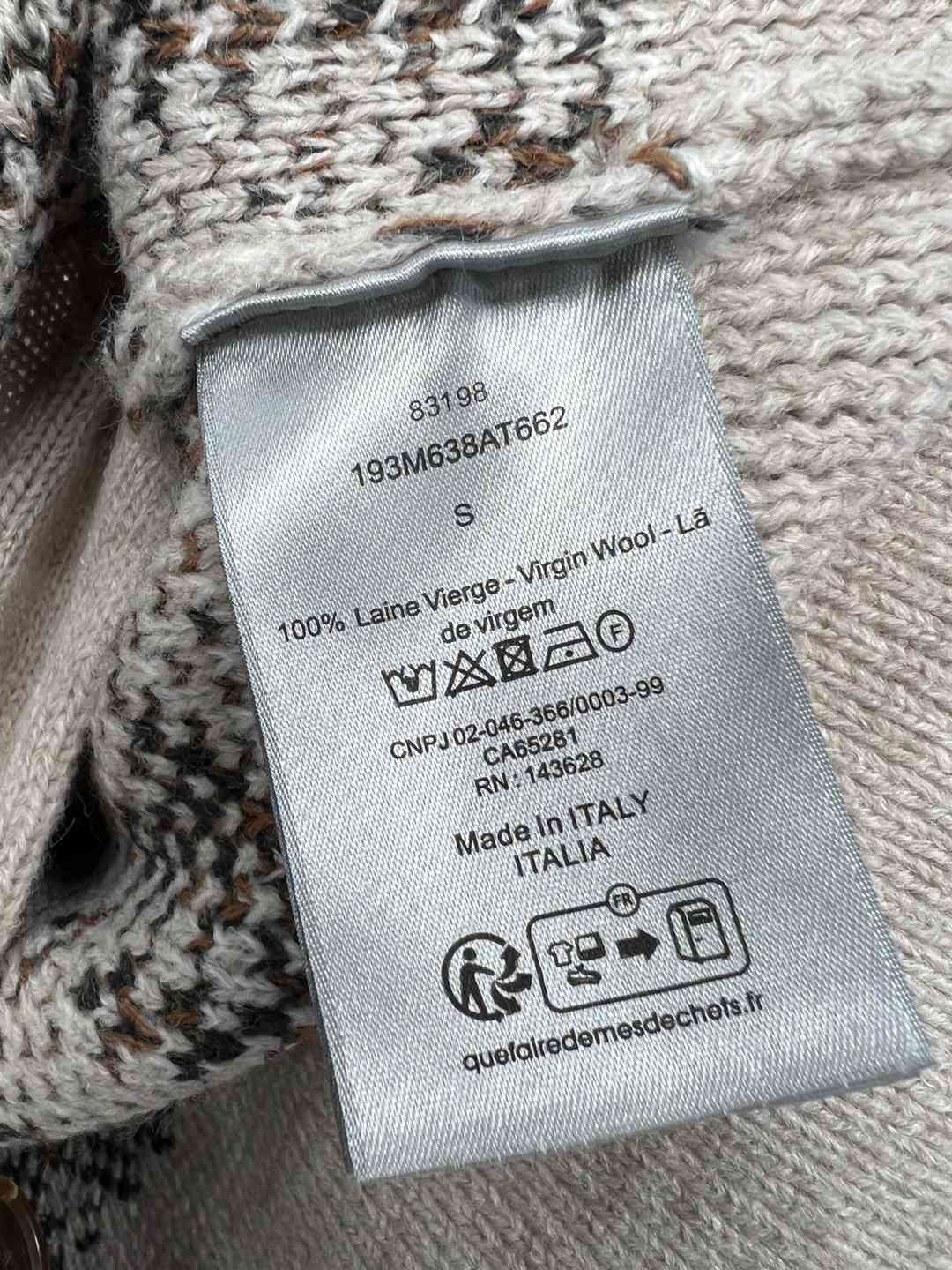 DIOR精仿原單針織女款老花開衫毛衣