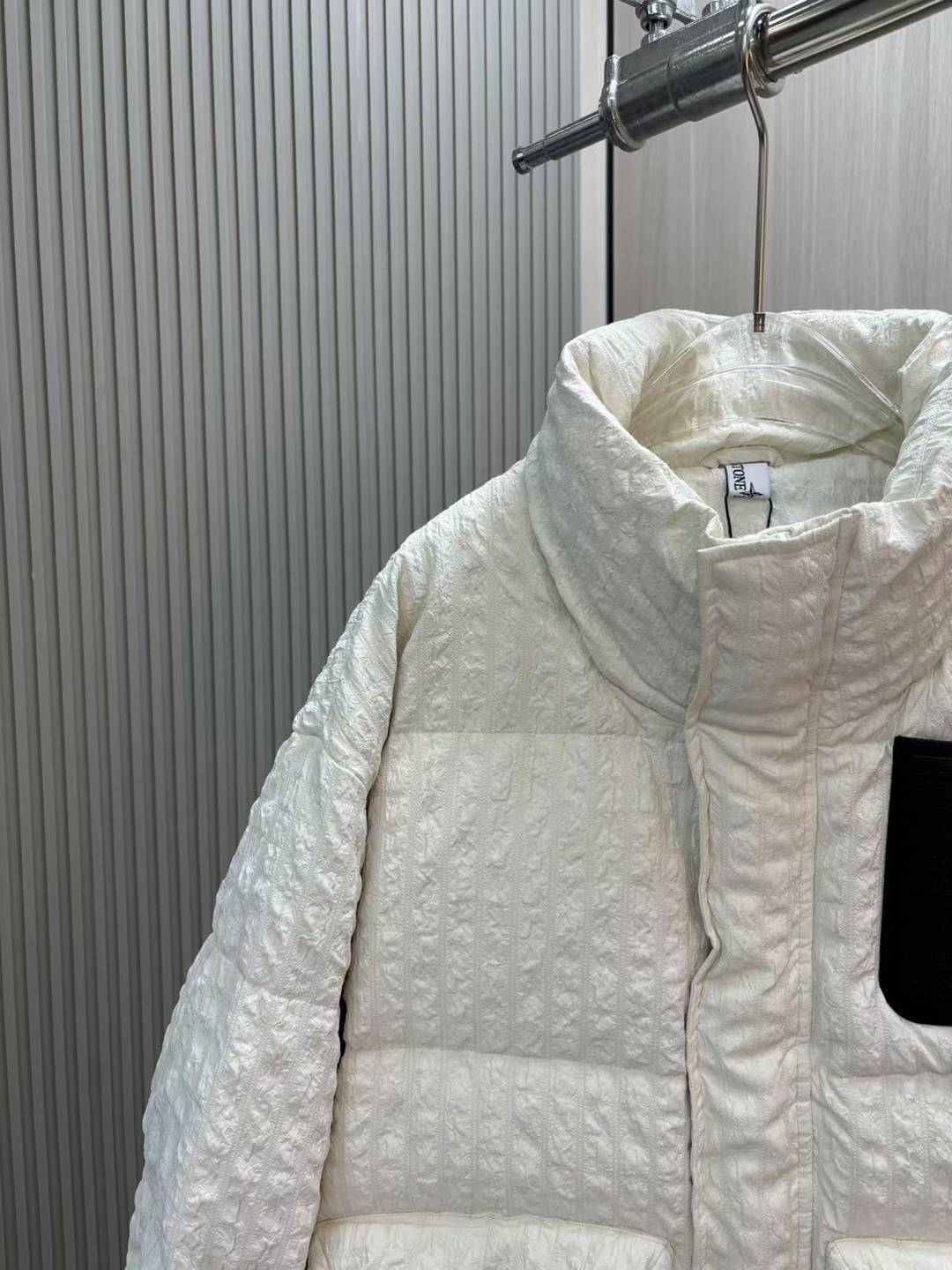DIOR一比一專櫃同步款時尚女款立領羽絨服白色