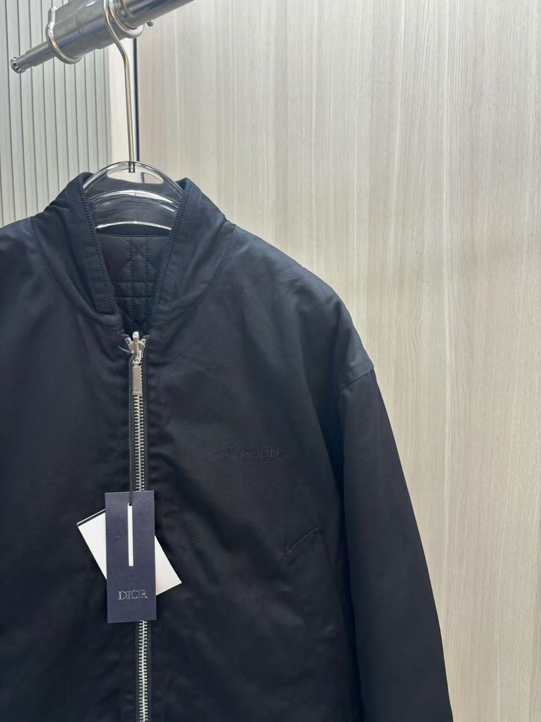 DIOR一比一復刻原單女裝羽絨服外套黑色
