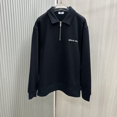 DIOR高仿精品衣服男裝字母拉鏈衛衣運動衫