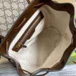 原單古馳Gucci棕色meo vintage背包雙肩包674147
