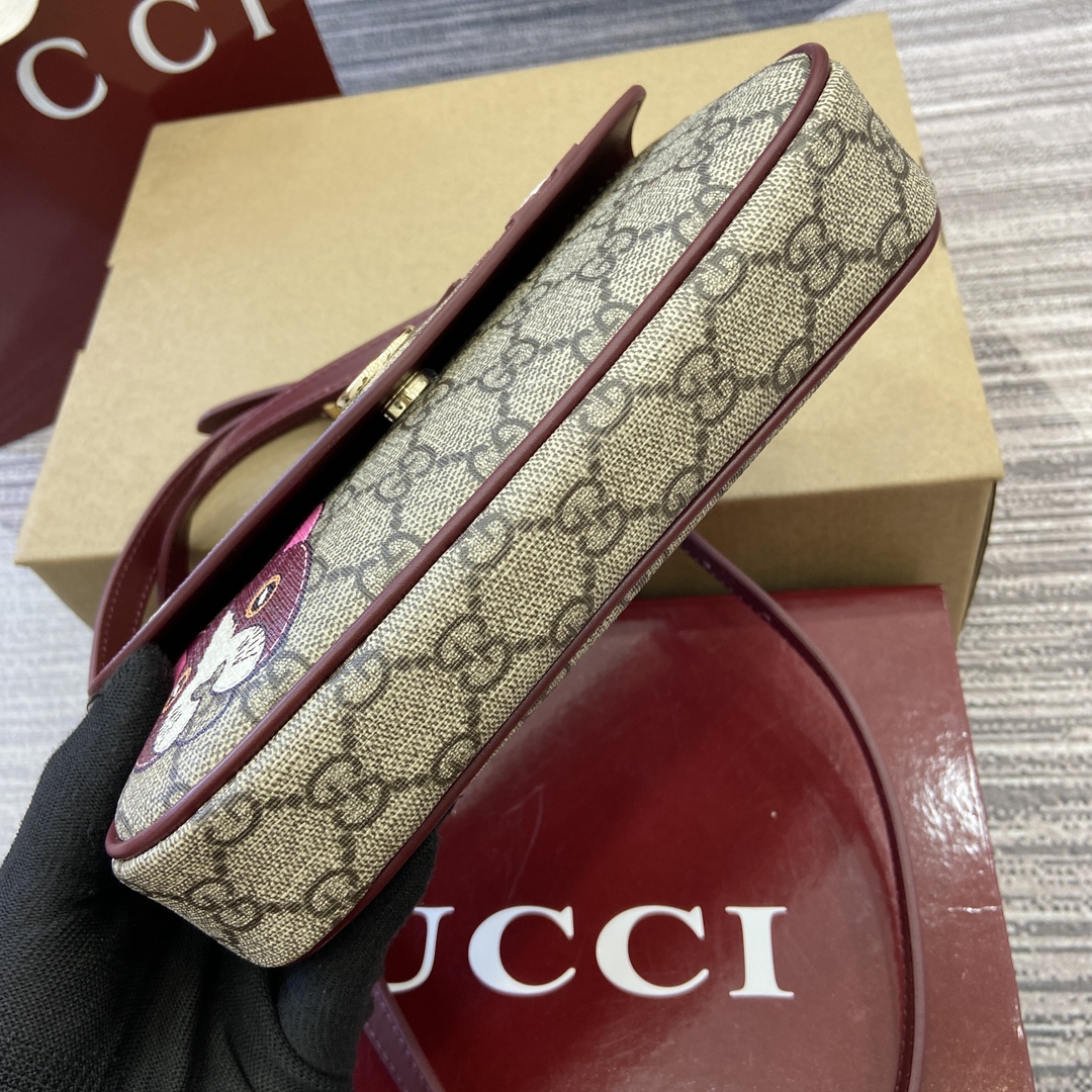 高仿網站GUCCI古馳GGOphidia系列斜挎包818764