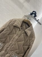 頂級高仿羅意威LOEWE菱格棉服女士衣服 外套