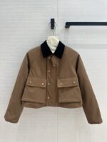 高仿精品羅意威新品燈芯絨翻領女款外套