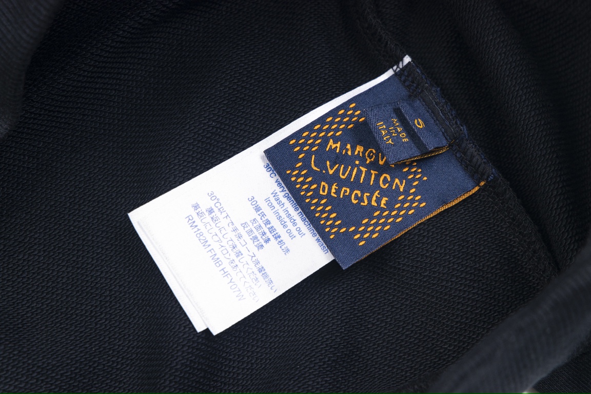 頂級原單一比一復刻路易威登LV刺繡連帽外套運動衫