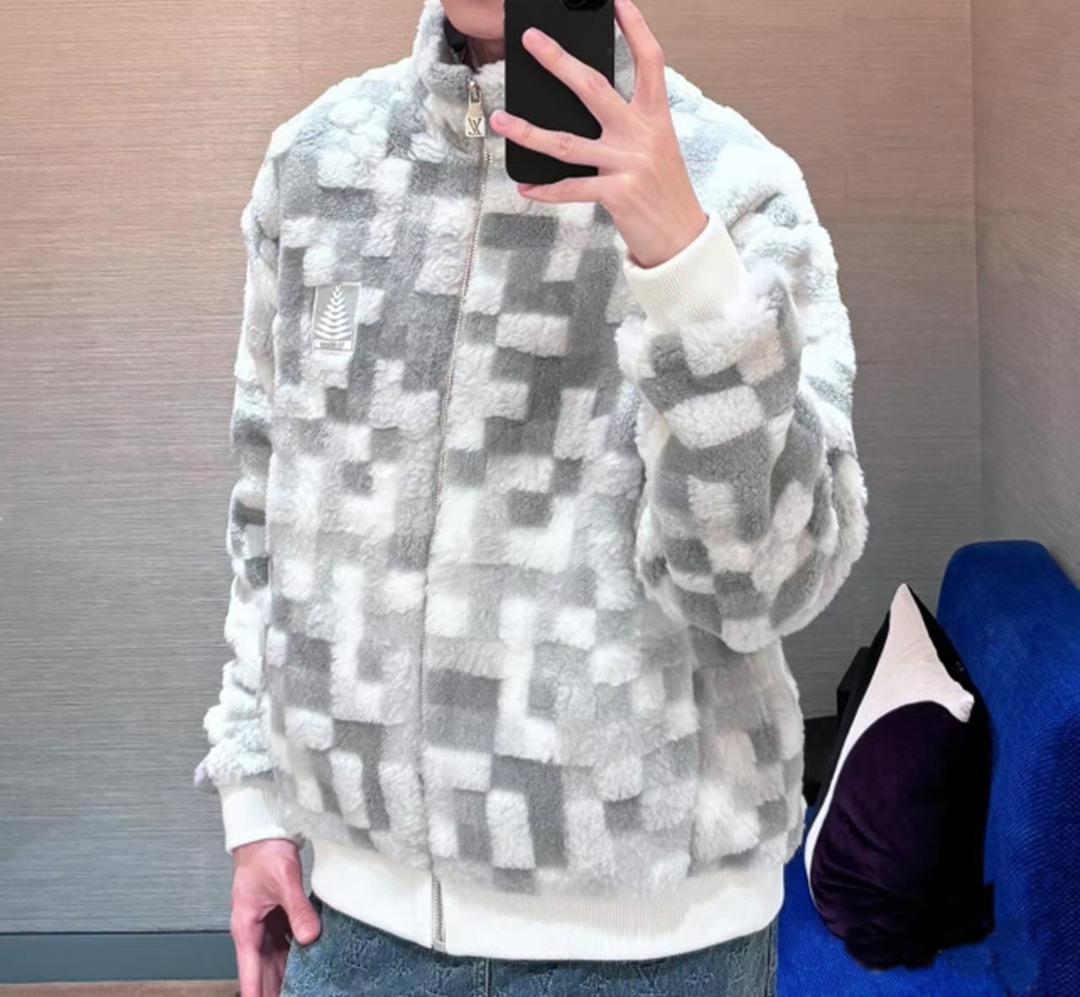 頂級原單路易威登LV衣服羊絨時尚外套一比一重磅面料