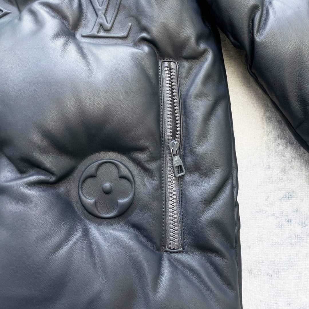 一比一復刻奢侈品精仿lv路易威登連帽羽絨服外套男裝