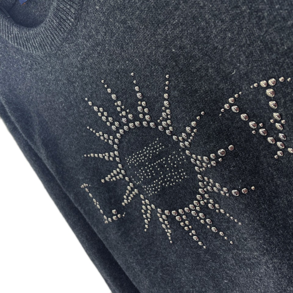 lv刺繡印花頂級復刻路易威登高仿羊毛面料套頭毛衣長袖羊毛衫
