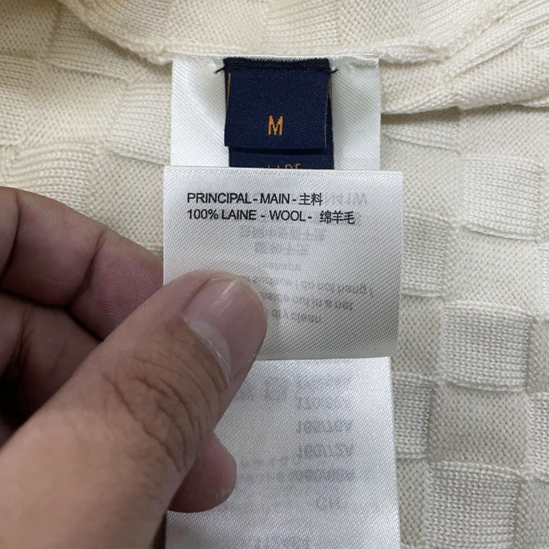 一比一復刻奢侈品編輯格紋時尚男裝lv套頭衛衣男裝運動衫