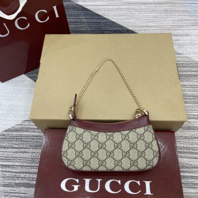 原單gucci古馳GG迷你鏈條手袋818763
