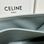 一比一Celine賽琳新款淺藍色TRIOMPHE中號牛皮革女款時尚單肩包199223