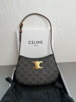 高仿精品Celine賽琳新款老花肩包牛皮革手袋腋下包115703BF4.38N