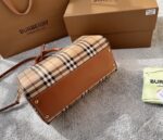 burberry巴寶莉原單新品Vintage格紋波士頓包