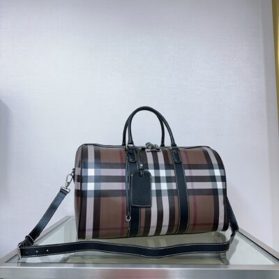 burberry巴寶莉高仿網站新款格紋旅行包