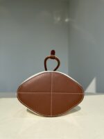 burberry巴寶莉高仿精品樺木棕系列帆布TB金屬水桶包
