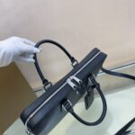 burberry巴寶莉原單黑色手提包 公文包 斜挎包公事包