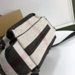 burberry巴寶莉頂級The Rucksack軍旅背包Canvas格紋雙肩包