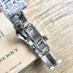 Burberry巴寶莉高仿手錶英倫格紋BU1350和BU1351藍寶石玻璃情侶款石英機芯