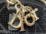原單Dior迪奧最新黑色手工珠子Vanity系列限量版超迷你化妝包