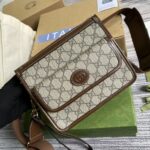 A貨包包GUCCI古馳棕色meo vintage斜挎包674164