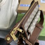 A貨包包GUCCI古馳棕色meo vintage斜挎包674164
