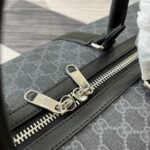高仿精品GUCCI古馳黑色GG旅行包792075