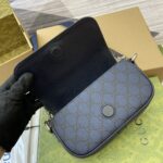 一比一GUCCI古馳新品藍色GG Ophidia系列超迷你肩背包795466