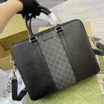 古馳gucci頂級新款GG飾標牌中號GG公事包795461