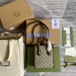 原單GUCCI古馳新款GG Retro mini tote吹爆這只迷你小托特包671623