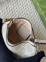 高仿錢包GUCCI古驰新款零錢包杏色671722