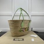 高仿包包GUCCI古驰新款编织菜籃子手提包779524