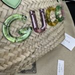 高仿包包GUCCI古驰新款编织菜籃子手提包779524