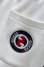 Gucci古驰a貨新款運動休閒長褲白色