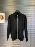 Gucci古驰頂級復刻秋冬新款針織黑色羊毛開衫