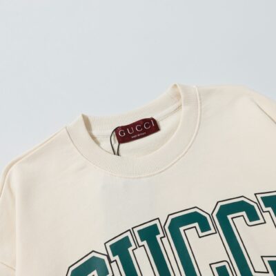 Gucci古驰高仿衣服秋冬24SS新款白色男女同款衛衣