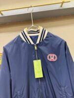 Gucci古驰原單秋冬新款雙面尼龍帆布夾克
