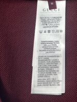 Gucci古驰高仿衣服2024新款雙G字母logo刺繡條紋圓領長袖衛衣